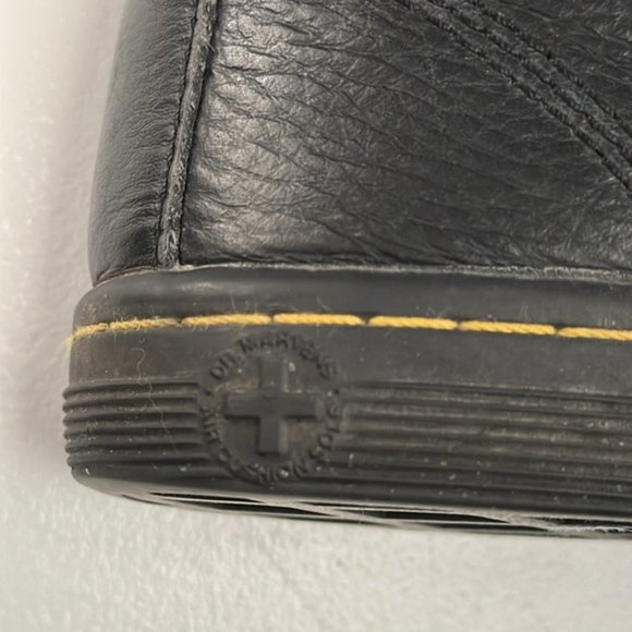 ❗️SOLD❗️Dr Martens Black Leather Stratford Game On Booties Size 6 - Picture 7 of 9